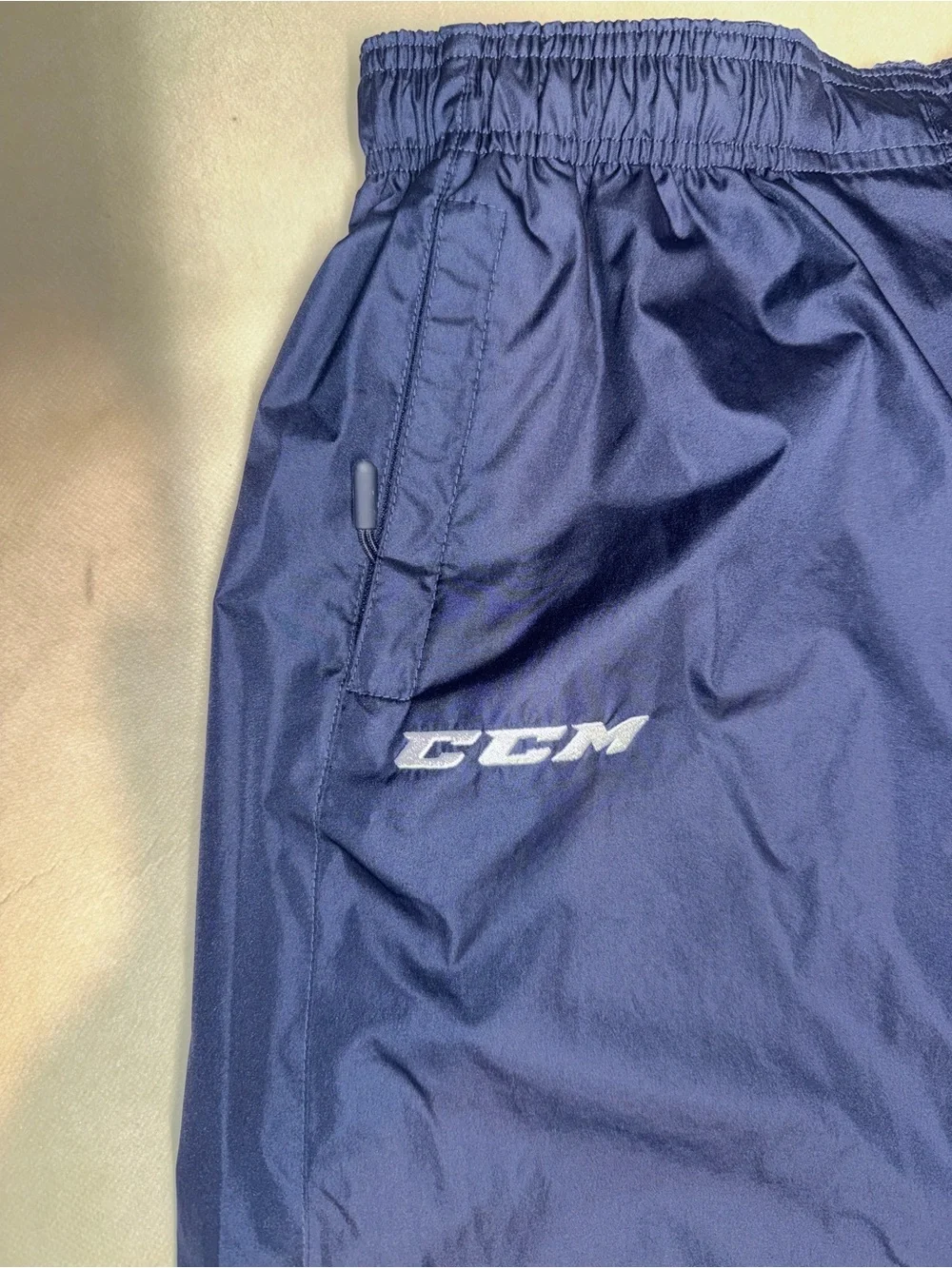 CCM Navy Athletic Joggers for Kids